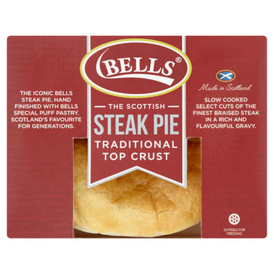 Bells Top Crust Steak Pie