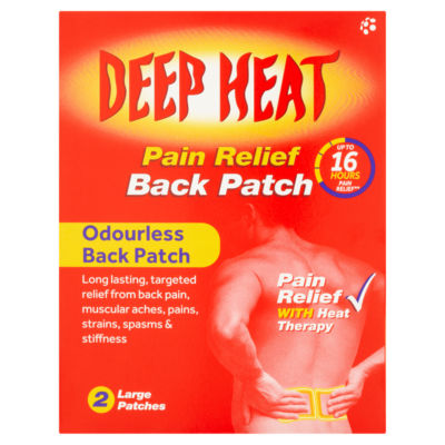 Deep Heat Back Patch 2 Pack