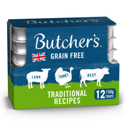 Butcher's Traditional Recipes Grain Free Adult Dog Food Trays