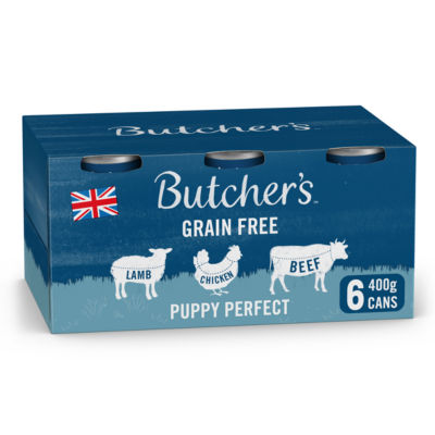 Butcher's Grain Free Puppy Perfect Dog Food Tins