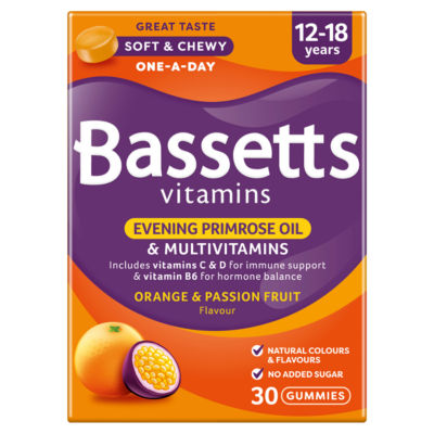Bassetts Vitamins Multivitamins +Evening Primrose Oil 12-18 Years