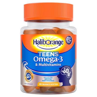 Haliborange Teens Omega-3 and Multivitamins Orange Softies