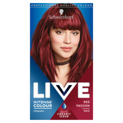 Schwarzkopf Live Permanent Hair Colour Red Passion 43