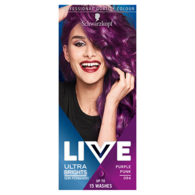 Schwarzkopf XXL Ultra Brights 94 Purple Punk Semi Permanent Hair Colour