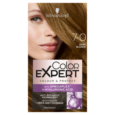 Schwarzkopf Color Expert OMEGAPLEX & Hyaluronic Acid Colour & Protect 7-0 Dark Blonde