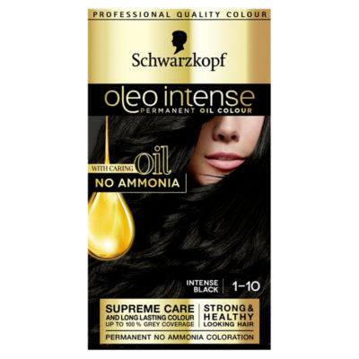Schwarzkopf Oleo Intense 1-10 Intense Black No Ammonia Permanent Hair Dye