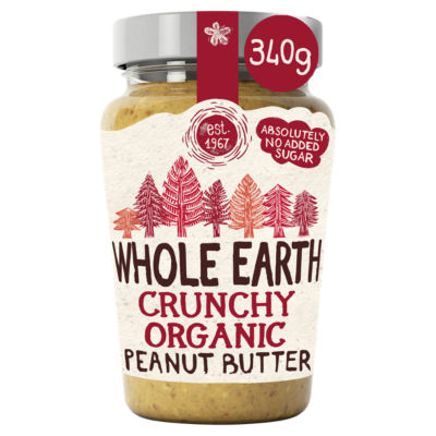 Whole Earth Crunchy Organic Peanut Butter