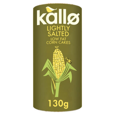 Kallo Lightly Salted Low Fat Corn Cakes