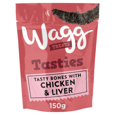 Wagg Tasty Bones with Chicken & Liver Dog Treats