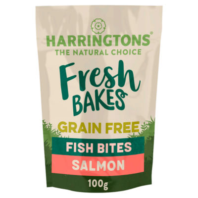 Harringtons Fresh Bakes Baked Salmon Fish Bites Dog Treats