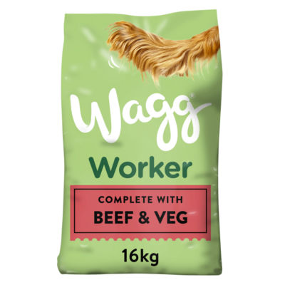Wagg Worker Beef & Veg Complete Dry Adult Dog Food
