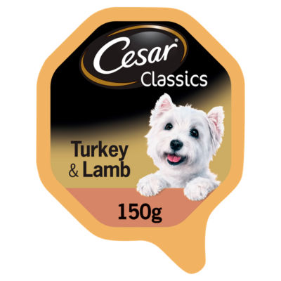 Cesar Turkey & Lamb Dog Food Tray 150g