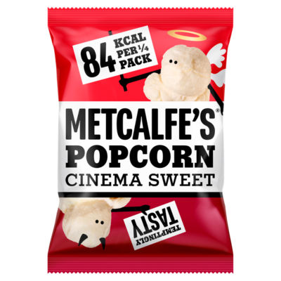 Metcalfe's Cinema Sweet Popcorn Sharing Bag