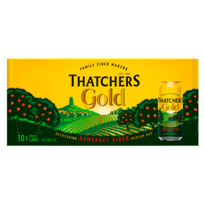 Thatchers Gold Cider 10x 440ml