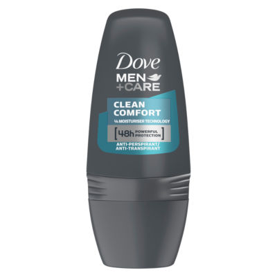 Dove Clean Comfort Antiperspirant Deodorant Roll On 50ml