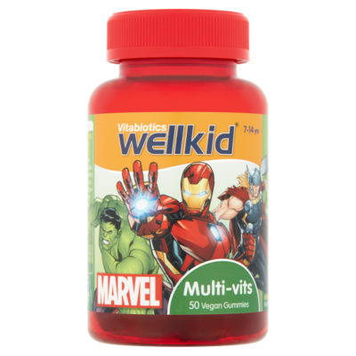Vitabiotics WellKid Multi-Vits 50 Vegan Soft Jellies 7-14 Yrs