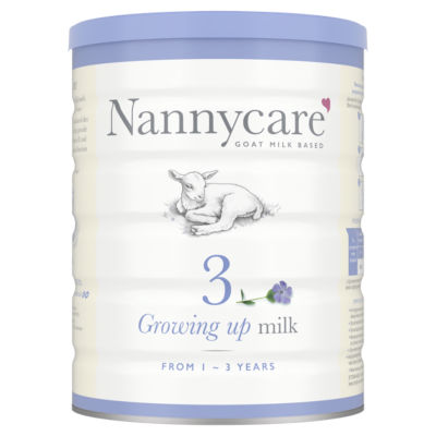 Nannycare 3 Goat Milk Based Growing Up Milk From 1 - 3 Years