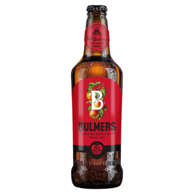 Bulmers Crushed Red Berries & Lime Cider Bottles