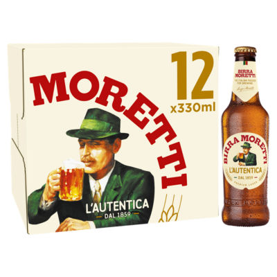 Birra Moretti Premium Lager Beer Bottles