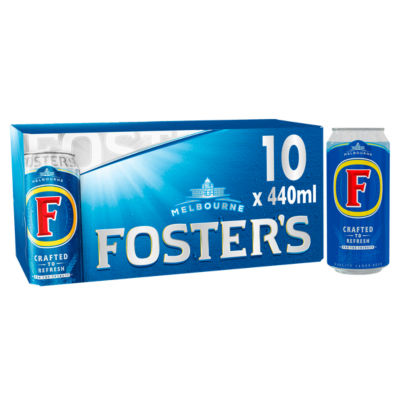 Foster's Lager Beer Cans
