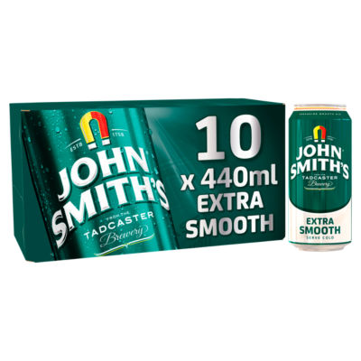 John Smith’s Extra Smooth Beer Cans 10×440