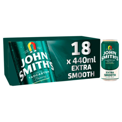 John Smith's Extra Smooth Beer Cans