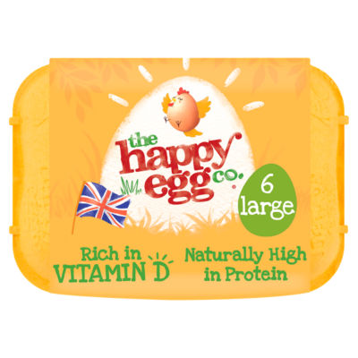 The Happy Egg Co 6 Large Free Range Eggs