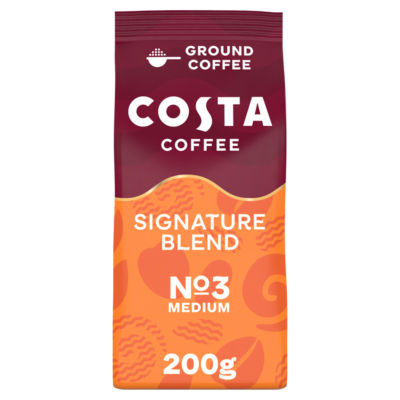 Costa Coffee Mocha Italia Signature Blend Ground for Cafetiere & Filter