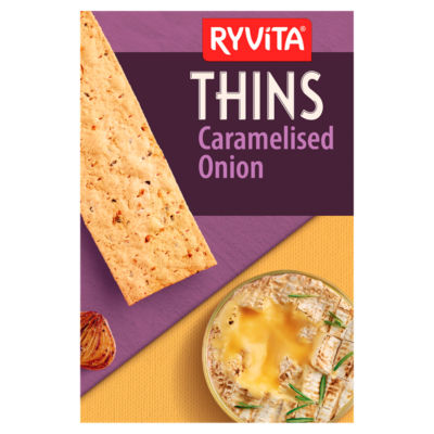 Ryvita Thins Caramelised Onion Flatbreads