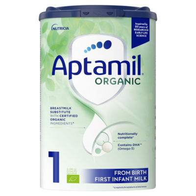 Aptamil Organic 1 First Infant Milk Powder Formula From Birth