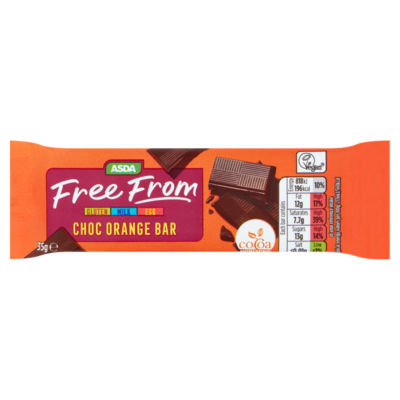 ASDA Free From Chocolate Orange Bar