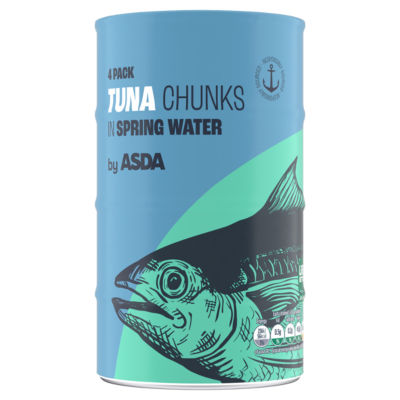 ASDA Skipjack Tuna Chunks in Spring Water