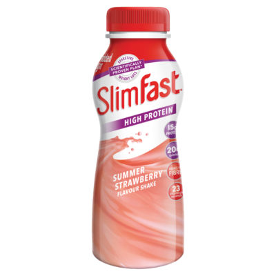 Slimfast Ready To Drink Milkshake, Strawberry 325ml
