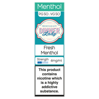 Dinner Lady Fresh Menthol 50:50 10ml E-Liquid 6mg