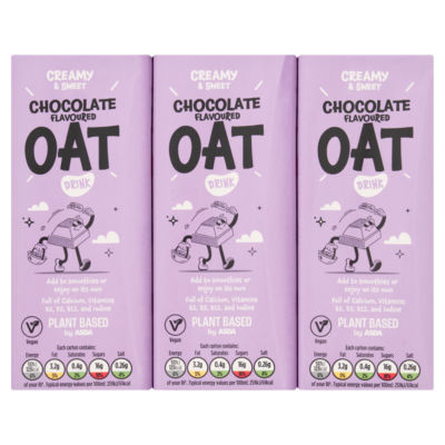 ASDA Chocolate Flavoured Oat Drink