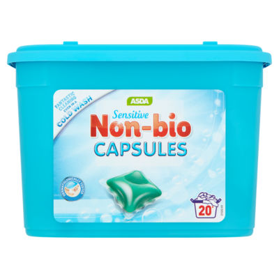 ASDA Sensitive Non-Bio Capsules 20 Washes