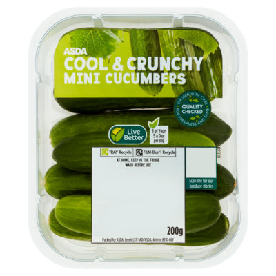 ASDA Cool & Crunchy Mini Cucumbers