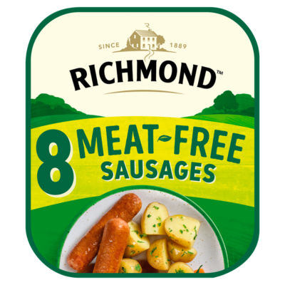 Richmond 8 Thick Vegan Meat Free Sausages