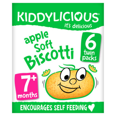 Kiddylicious Apple Soft Biscotti 7+ Months