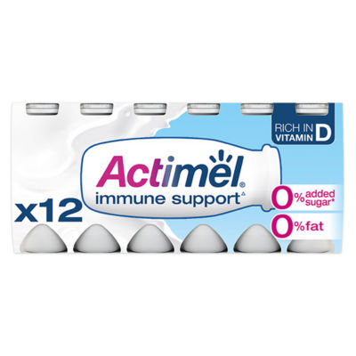 Actimel Fat Free Original Yogurt Drinks