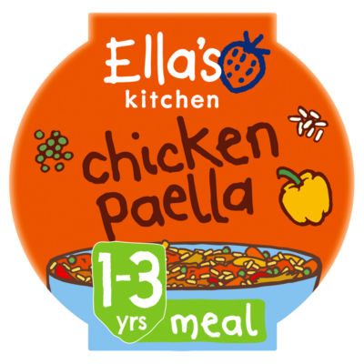 Ella's Kitchen Organic Chicken Paella Toddler Tray Meal 12+ Months