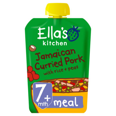 Ella’s Kitchen Organic Jamaican Curried Pork with Rice Baby Pouch 7+ Months 130g
