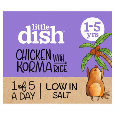Little Dish Mild Korma with Rice & British Chicken Kids Meal