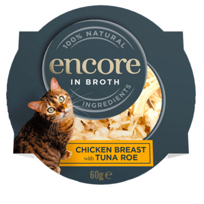 Encore with Tuna Roe in Broth Adult Cat Food Tin 60g
