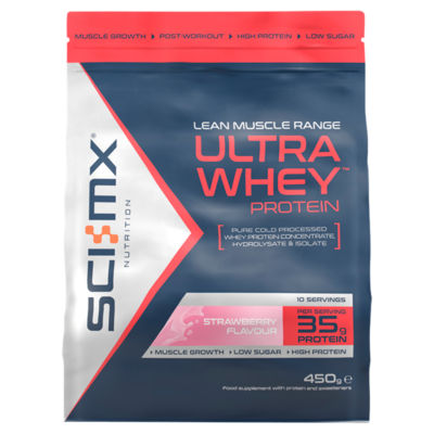 SCI-MX Nutrition Lean Muscle Range Ultra Whey Protein Strawberry Flavour