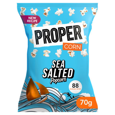 Propercorn Lightly Sea Salted Popcorn Sharing Bag