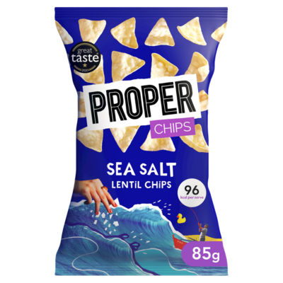 Properchips Sea Salt Lentil Chips Sharing Bag