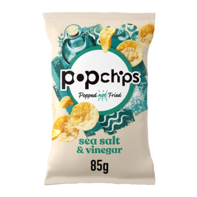 Popchips Sea Salt and Vinegar Sharing Crisps