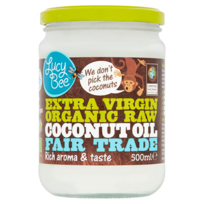 Lucy Bee Fair Trade Extra Virgin Organic Raw Coconut Oil