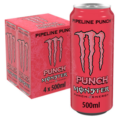 Monster Pipeline Punch Energy Drink Cans